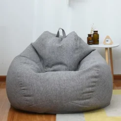 Sittsäckar>Ny design extra stora sittsäckar Sofföverdrag inomhus Lazy Lounger för vuxna barn Hotsale Hög kvalitet Gul 100 * 120cm_ca Gul 100 * 120cm