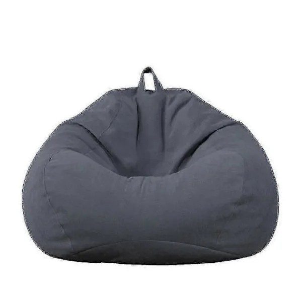 Sittsäckar>Ny Extra Stor Sittsäck Fåtöljer Sofföverdrag Inomhus Lazy Lounger För Vuxna Barn Rea! (Exklusive fyllning) Mörkgrå Medium 80x90cm Oversize 100x120cm | Fyndiq