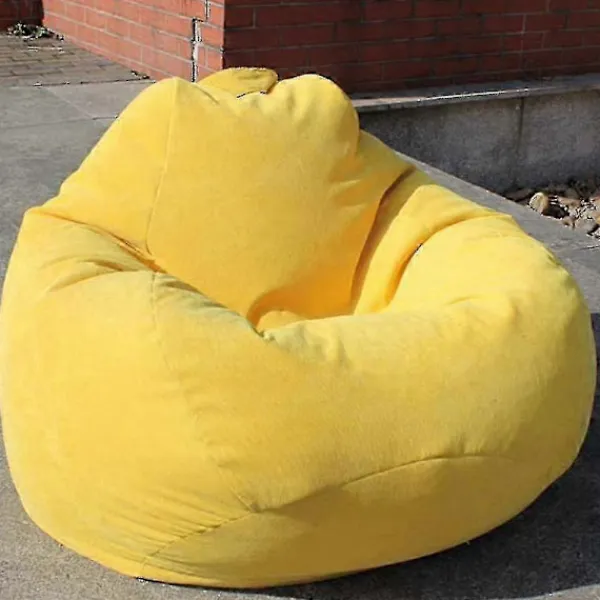 Sittsäckar>Ny Extra Stor Sittsäck Fåtöljer Sofföverdrag Inomhus Lazy Lounger För Vuxna Barn Rea! (Exklusive fyllning) Mörkgrå Medium 80x90cm Oversize 100x120cm | Fyndiq