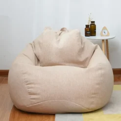 KOOLYOU Sittsäckar>Ny extra stor sittsäcksstolar Soffa Cover inomhus Lazy Lounger För Vuxna Barn Kampanjpris 80 * 90cm