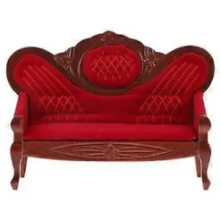 Soffor>NY-Realistisk Mini Soffa Ornament DIY Mini Hus Soffa Dekor Miniatyr Soffa Fotorekvisita