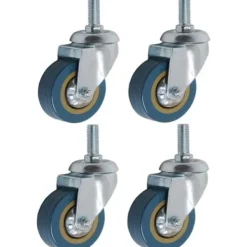 Stolar>4-pack 360° möbelhjul 75mm M10 Heavy Duty Swivel Caste