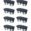 Byråer>8-pack - Självhäftande hjul / Möbelhjul - Mini Svart