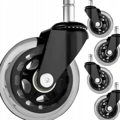 Kontorsmöbler>5-pack Hjul till Kontorsstol - 11 mm