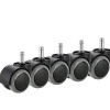 Kontorsmöbler>5-pack kontorsstolshjul, kompatibla med IKEA-stolar (10 mm x 22 mm) Kraftiga [JUN]