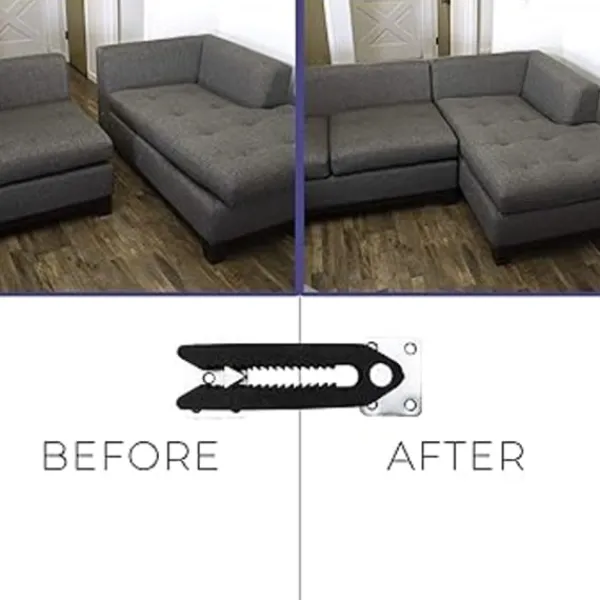 Soffor>(4-pack) Soffa klämmor stål halkfria sektions soffa anslutningar för soffa