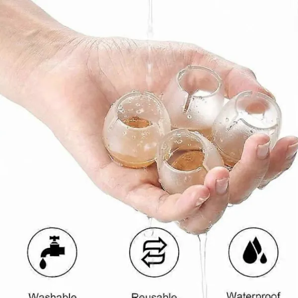 Stolar>32-pack Stolsbensskydd, Silikon Stolsbensskydd, Stolsbensskydd med Filtkuddar, Silikon Stolsbensskydd