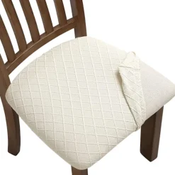 Matgrupper>6-pack Stretch Jacquard Stolsöverdrag, Avtagbara och Tvättbara-FX-