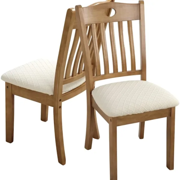 Matgrupper>6-pack Stretch Jacquard Stolsöverdrag, Avtagbara och Tvättbara-FF-