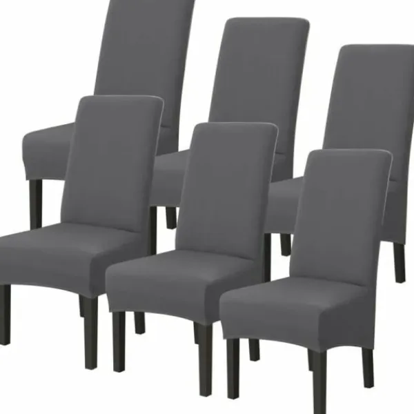 Stolar>6-pack Tvättbara Universella Stretch Stolsöverdrag i Mikrofiber