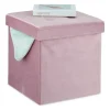 B2X Sittpuffar>Pall i rosa sammet