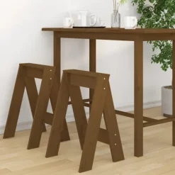 vidaXL Pallar>Pallar 2 st honungsbrun 40x40x60 cm massiv furu