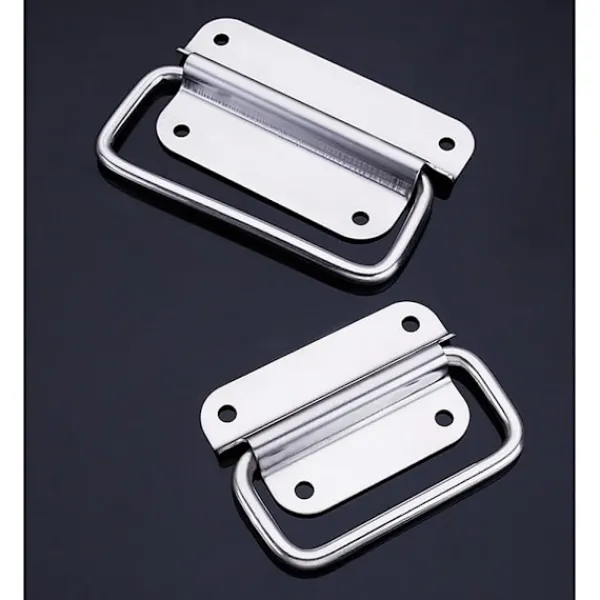 Kistor & Koffertar>2PCS hårdvara verktyg metall kista ring handtag - rostfritt stål kista ring pu