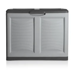AC-DÉCO Kistor & Koffertar>Plastförvaringskista "Mettitutto" - Grå - L 78 x l 45 x H 64 cm