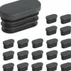 Stolar>Plastlock för möbelben, ovala plaststolsbensskydd, oval rörplugg för möbelben, studsmatta, skåp, stol, 20 stycken (20x40mm)