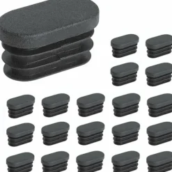 Stolar>Plastlock för möbelben, ovala plaststolsbensskydd, oval rörplugg för möbelben, studsmatta, skåp, stol, 20 stycken (20x40mm)