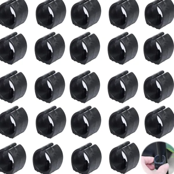 Stolar>Plaststolrörsklämma, U-formad stolsbensskydd, stolsbensskydd, runt rörskydd 24 st (25 mm)
