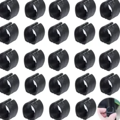 Stolar>Plaststolrörsklämma, U-formad stolsbensskydd, stolsbensskydd, runt rörskydd 24 st (25 mm)