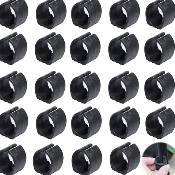 Stolar>Plaststolrörsklämma, U-formad stolsbensskydd, stolsbensskydd, runt rörskydd 24 st (25 mm)