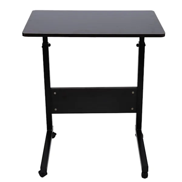Kontorsmöbler>Portabelt justerbart höj- och sänkbart laptopbord för sängen, läsbord (mörk valnöt)