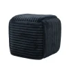Mondex Since 1986 Sittpuffar>Puff WIKI 43x43x38 cm – Stilren och mångsidig inredningsdetalj i svart