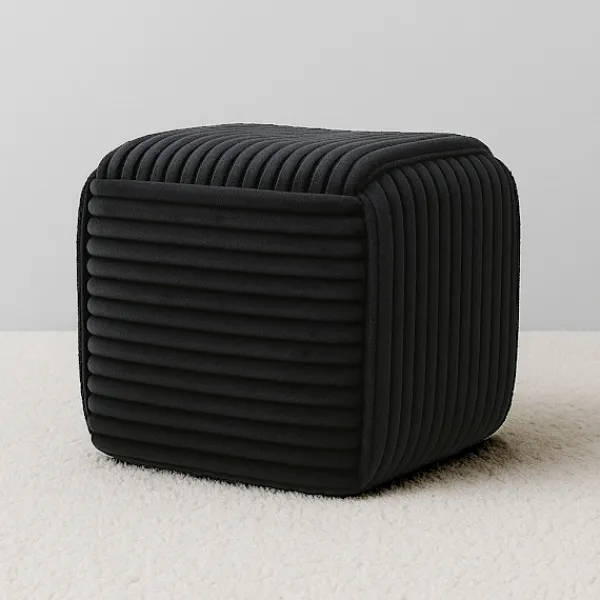 Mondex Since 1986 Sittpuffar>Puff WIKI 43x43x38 cm – Stilren och mångsidig inredningsdetalj i svart