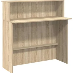 vidaXL Kontorsmöbler>Receptionsdisk Sonoma Ek 100x50x103,5 cm konstruerat trä