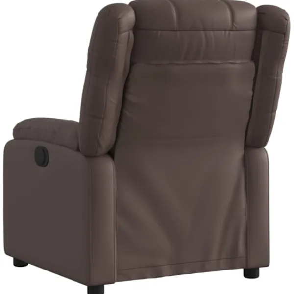 vidaXL Fåtöljer>Reclinerfåtölj brun konstläder
