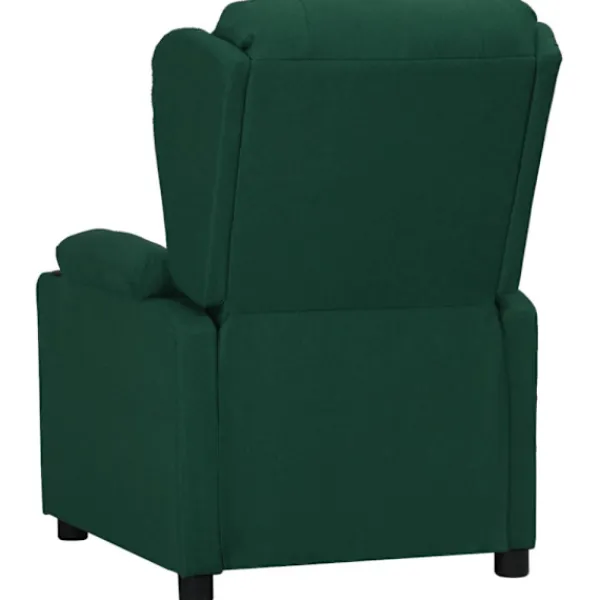 vidaXL Fåtöljer>Reclinerfåtölj mörkgrön tyg