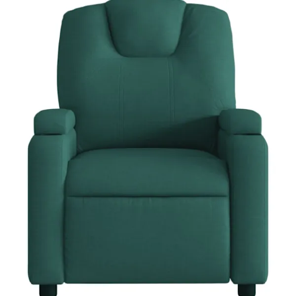 vidaXL Fåtöljer>Reclinerfåtölj mörkgrön tyg