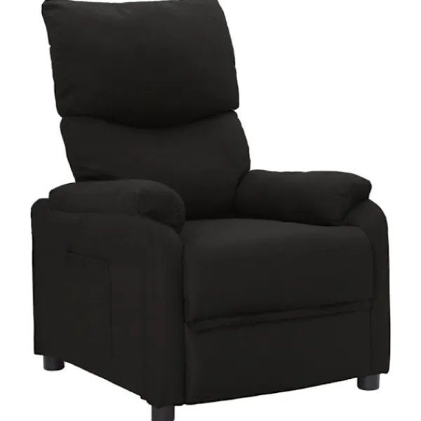 vidaXL Fåtöljer>Reclinerfåtölj svart tyg