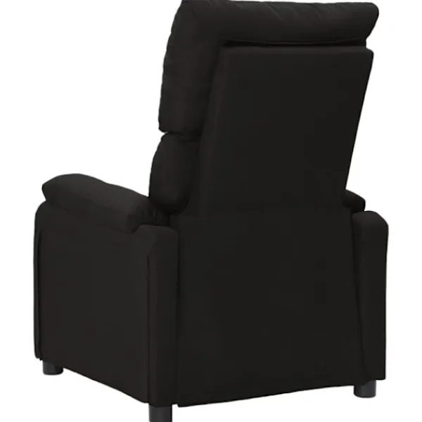 vidaXL Fåtöljer>Reclinerfåtölj svart tyg