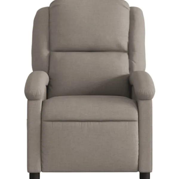 vidaXL Fåtöljer>Reclinerfåtölj taupe tyg