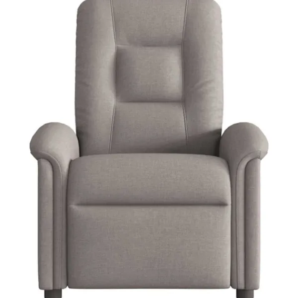 vidaXL Fåtöljer>Reclinerfåtölj taupe tyg