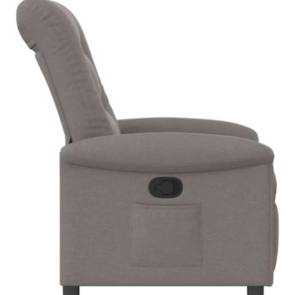 vidaXL Fåtöljer>Reclinerfåtölj taupe tyg