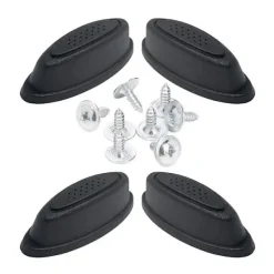 Kistor & Koffertar>Resväska bottenstöd fötter resväska fötter pad premium ersättningsfot resväska botten stativ för alla resväskor Black 5.9cmx2.1cmx1.8cm