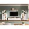 Rootz Living Tv-Bänkar>Rootz 4 -stycks vardagsrumsset - Möbeluppsamling - Hemlagringslösning - gott om utrymme - 336 cm x 161 cm x 40 cm