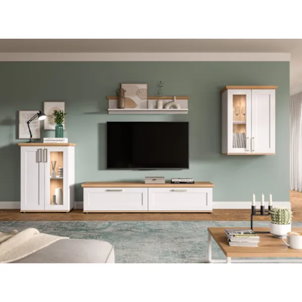 Rootz Living Tv-Bänkar>Rootz 4 -stycks vardagsrumsset - Möbeluppsamling - Hemlagringslösning - gott om utrymme - 336 cm x 161 cm x 40 cm