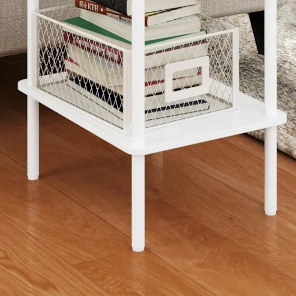 Rootz Living Småbord>Rootz 2 Tier Side Table - Accent Table - soffbord - Extra förvaring - 40 cm x 30 cm x 52,2 cm