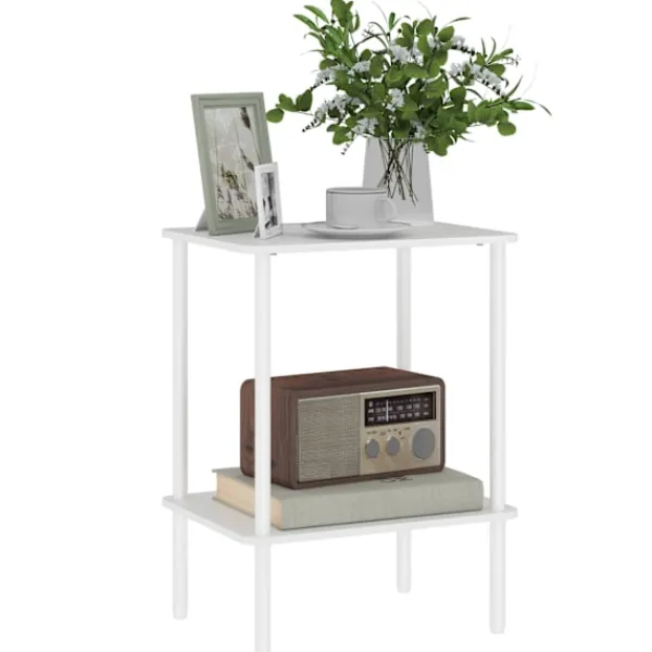 Rootz Living Småbord>Rootz 2 Tier Side Table - Accent Table - soffbord - Extra förvaring - 40 cm x 30 cm x 52,2 cm