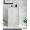 Rootz Living Skåp>Rootz arkivskåp trä 60 x 107,5 x 28,5 cm vit - Design multifunktionsskåp - Kontorsskåp Modernt - Byrå Hallmöbler - Sideboard hall byrå - Litet förvari | Fyndiq