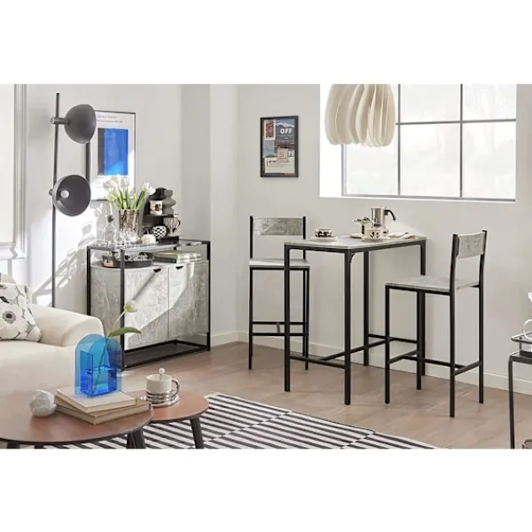 Rootz Living Matgrupper>Rootz Bar Set - 1 Barbord och 2 pallar - 3 delar Hem Kök Frukost one size