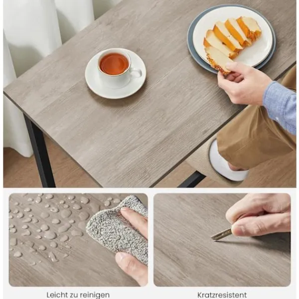 Rootz Living Matgrupper>Rootz Barbord med Barstolsset - Mottle-Ink Svart - Spånskiva och stål - 100 cm x 40 cm x 90 cm - 40 cm x 30 cm x 65 cm - 20,2 kg - 100 kg Kapacitet