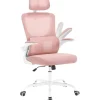 Rootz Living Kontorsmöbler>Rootz Ergonomic Office Chair - Mesh Swivel Chair - Datorstol - Svankstöd - Justerbart nackstöd - 62cm x 116-123,5cm x 69,5cm