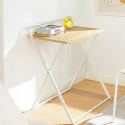 Rootz Living Kontorsmöbler>Rootz- Fällbart skrivbord Dator Skrivbord Arbetsstation Skrivbord Barn Tonåringar Skrivbord- Fällbart bord Sidobord Soffbord