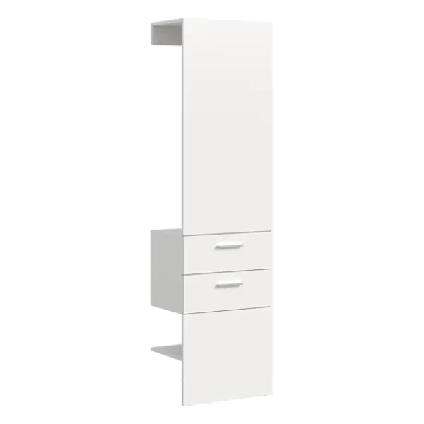Rootz Living Byråer>Rootz garderobspanel - kappställ - halllagring - rymdbesparande design - 52x190x36 cm