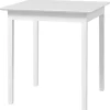 Rootz Living Matbord>Rootz Köksbord - Matbord - Fyrkantigt bord - Modern design - Massiv furu - 75cm x 75cm x 76cm - Vit