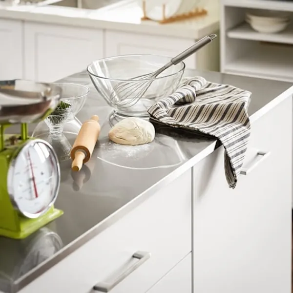 Rootz Living Köksö>Rootz Köksskåpvagn - Köksö - Serveringsvagn - Topp i rostfritt stål - Justerbara hyllor - Enkel rörlighet med låsbara hjul - Slitstark MDF-konstruktio | Fyndiq