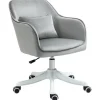 Rootz Living Kontorsmöbler>Rootz Massage Kontorsstol - Kontorsstol - Stol - Höjdjusterbar - Grå - 55 cm x 65 cm x 89 cm