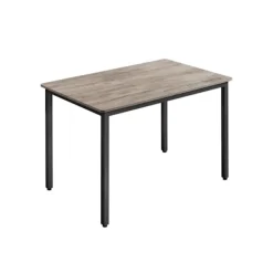Rootz Living Matbord>Rootz matbord - Greige fläckigt - Spånskiva stål - 120kg Kapacitet - 70cm x 110cm x 77cm - Monteringsanvisningar